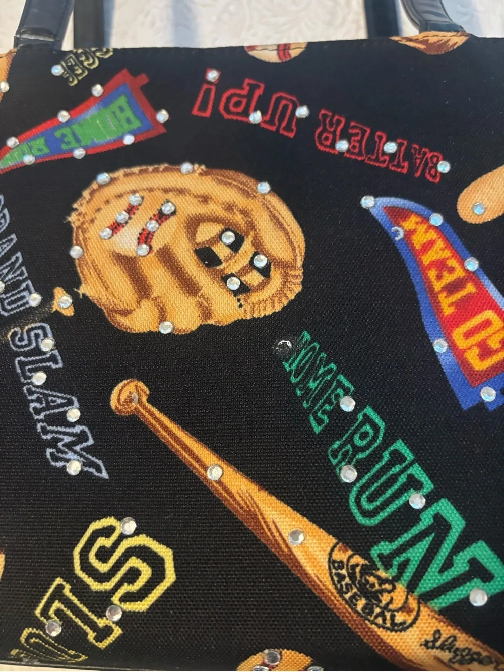 Baseball Theme Shoulder Purse